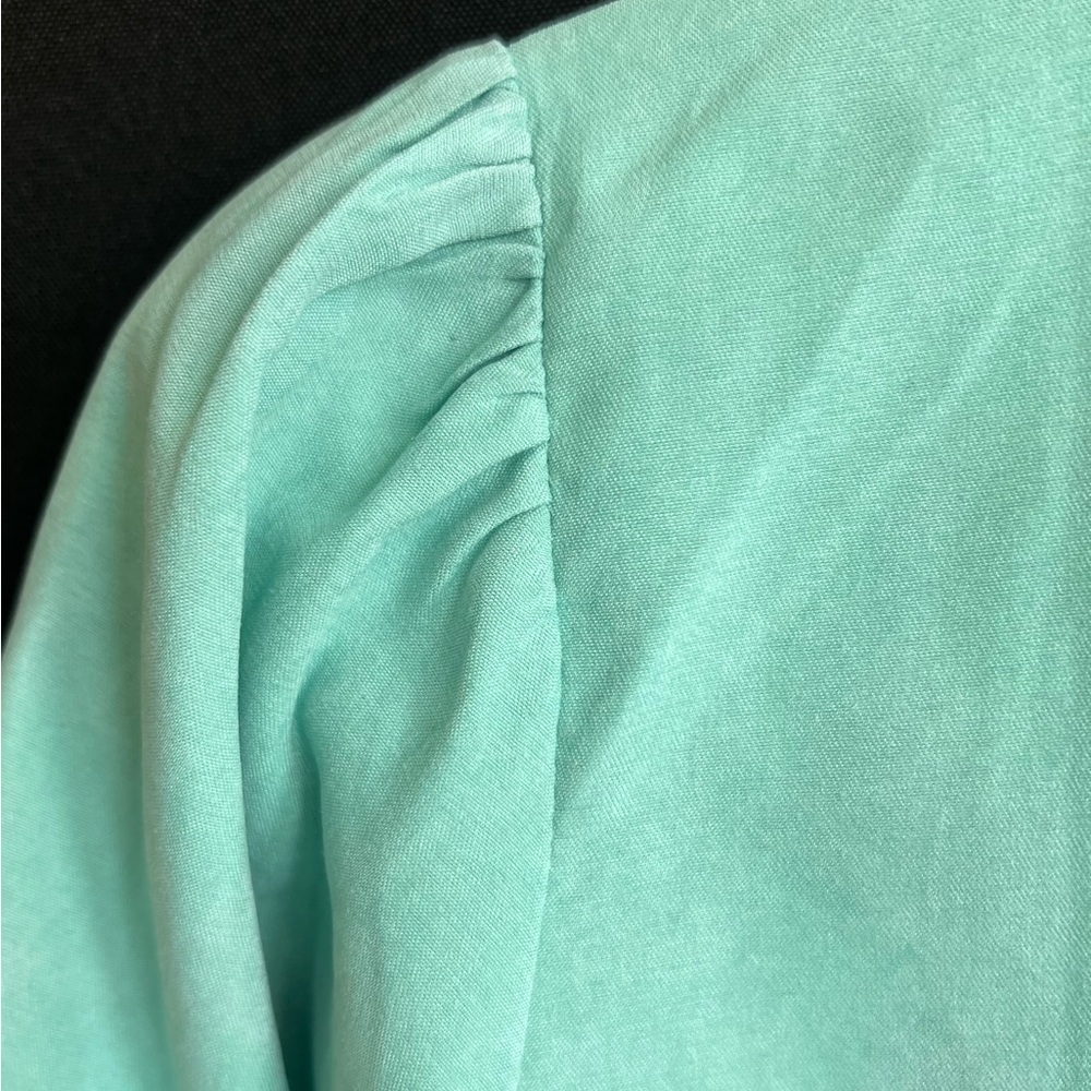 🆕 💚 NWT LUMIERE Stunning Mint Green Romper | Size Small - Picture 10 of 11